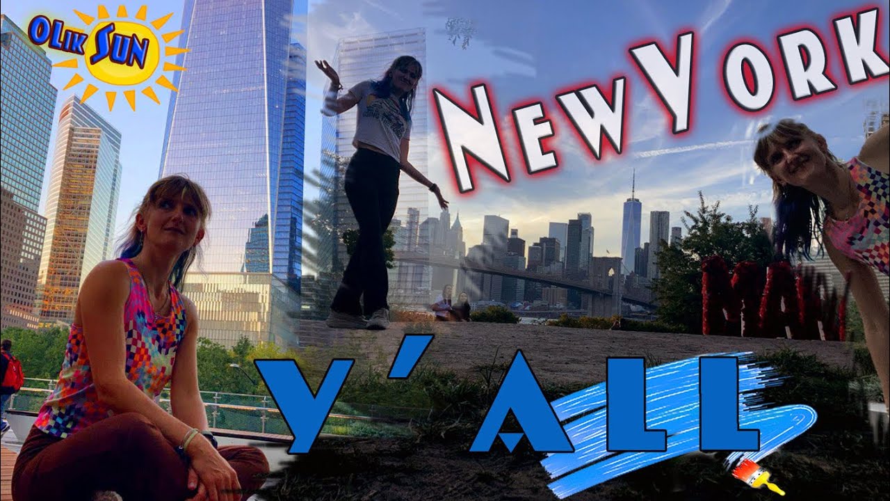 New York- walking around. 40 000 steps a day.