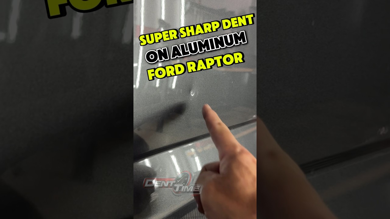 Watch and Learn: DEEP Aluminum Dent Repair on a Ford Raptor #paintlessdentrepair #pdrtraining