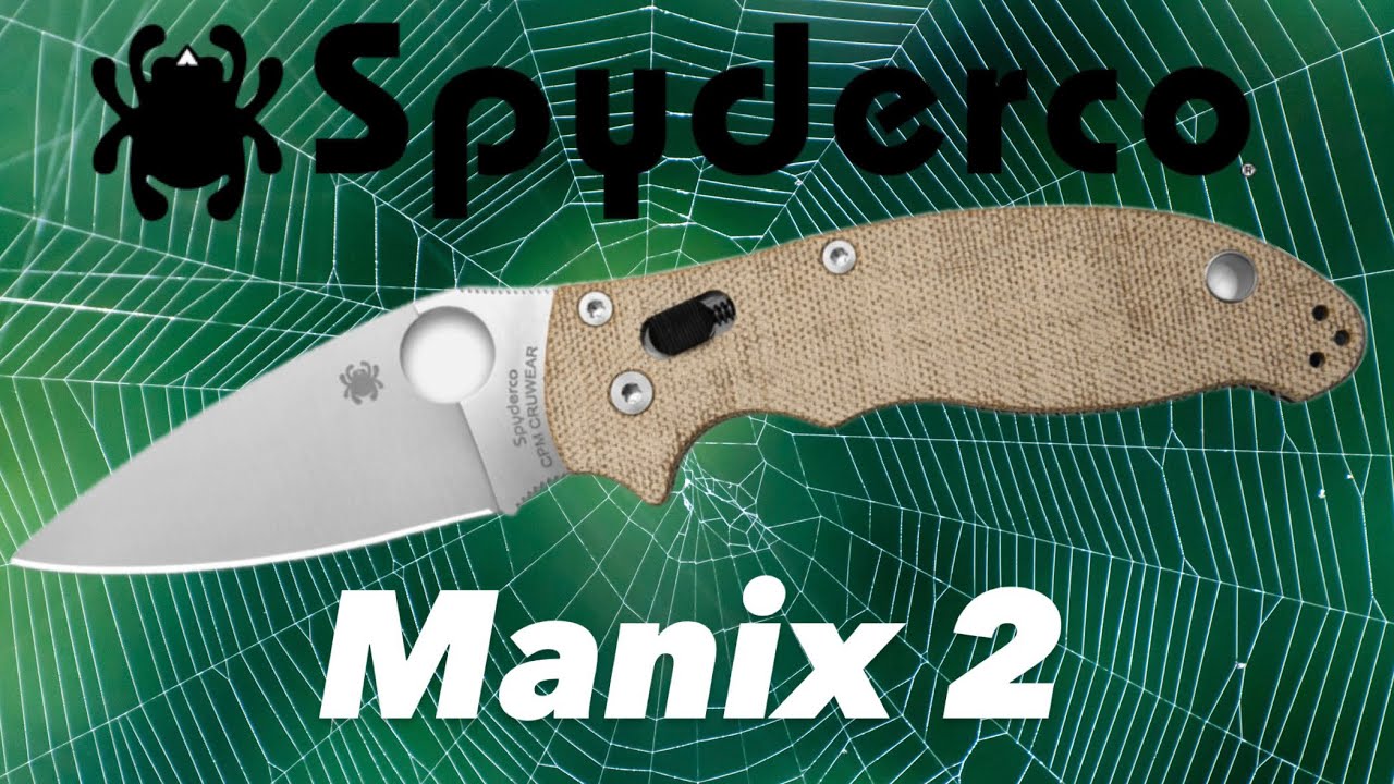 Spyderco Manix 2…Crucarta. This knife has me bugging! #edc #knifecommunity #edcknife #knife review 
