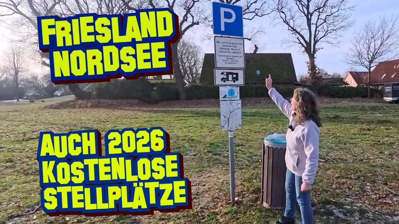 Friesland startet 2026 mit 0€ 🆓 | Wohnmobil Stellplatz Zetel im Winter getestet
