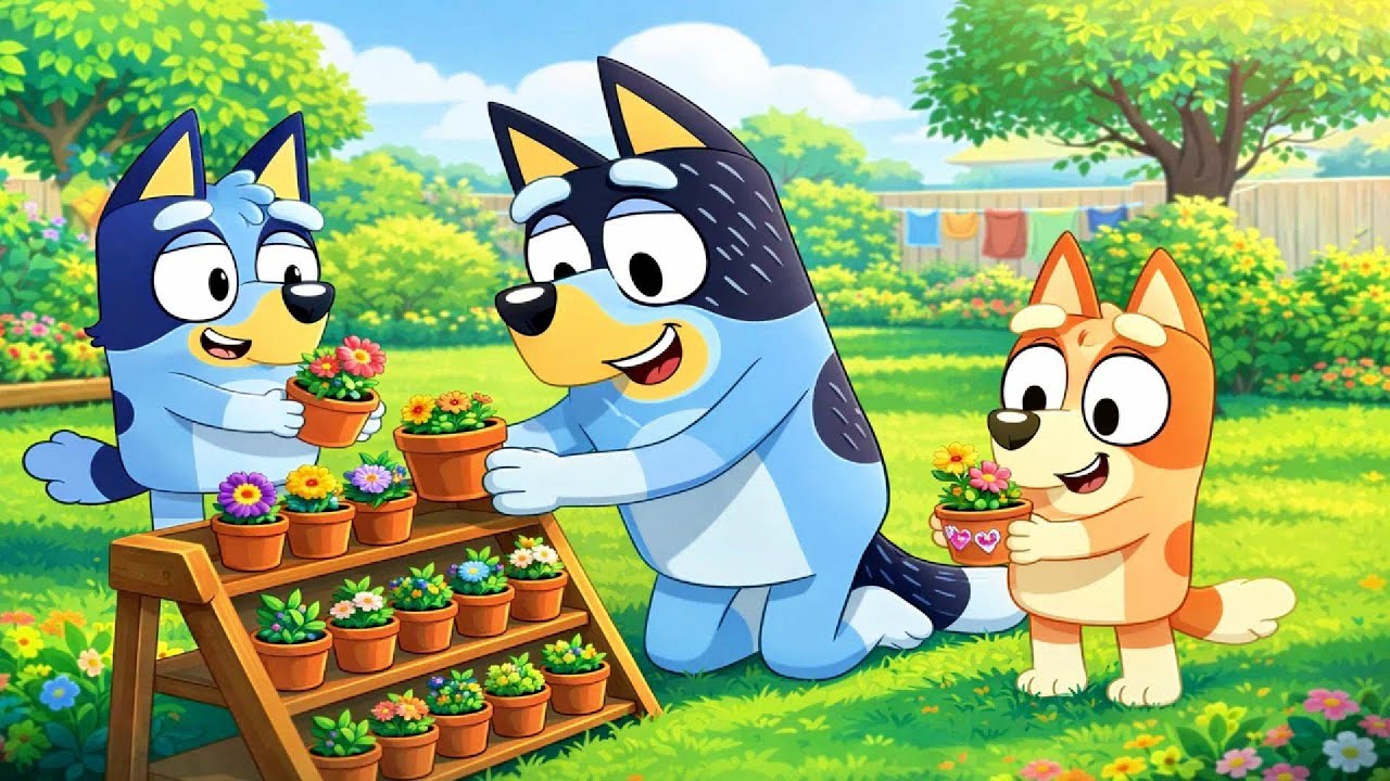 Bluey : Recycling Bottles into a GARDEN?! 🌱♻️😂 | Eco Fun Goes HILARIOUS | Bluey Funny Animation