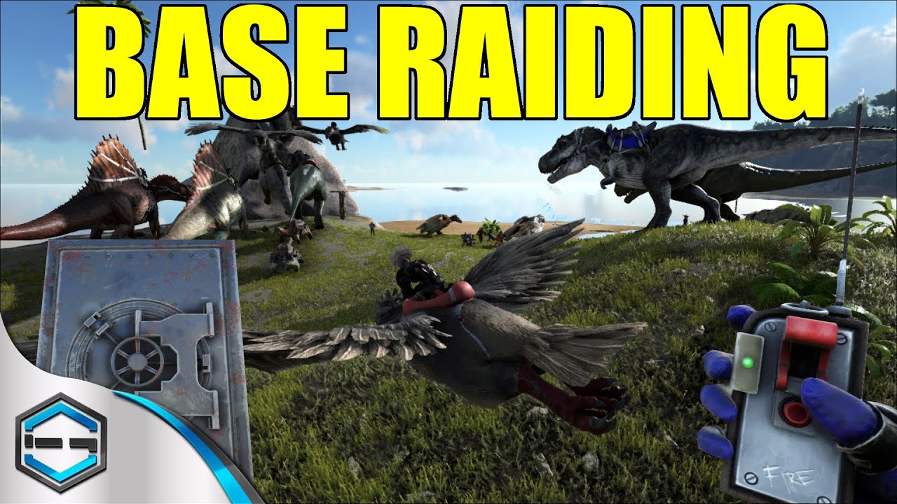 Ark Survival Evolved 15 Man Base Raiding Ep. 21