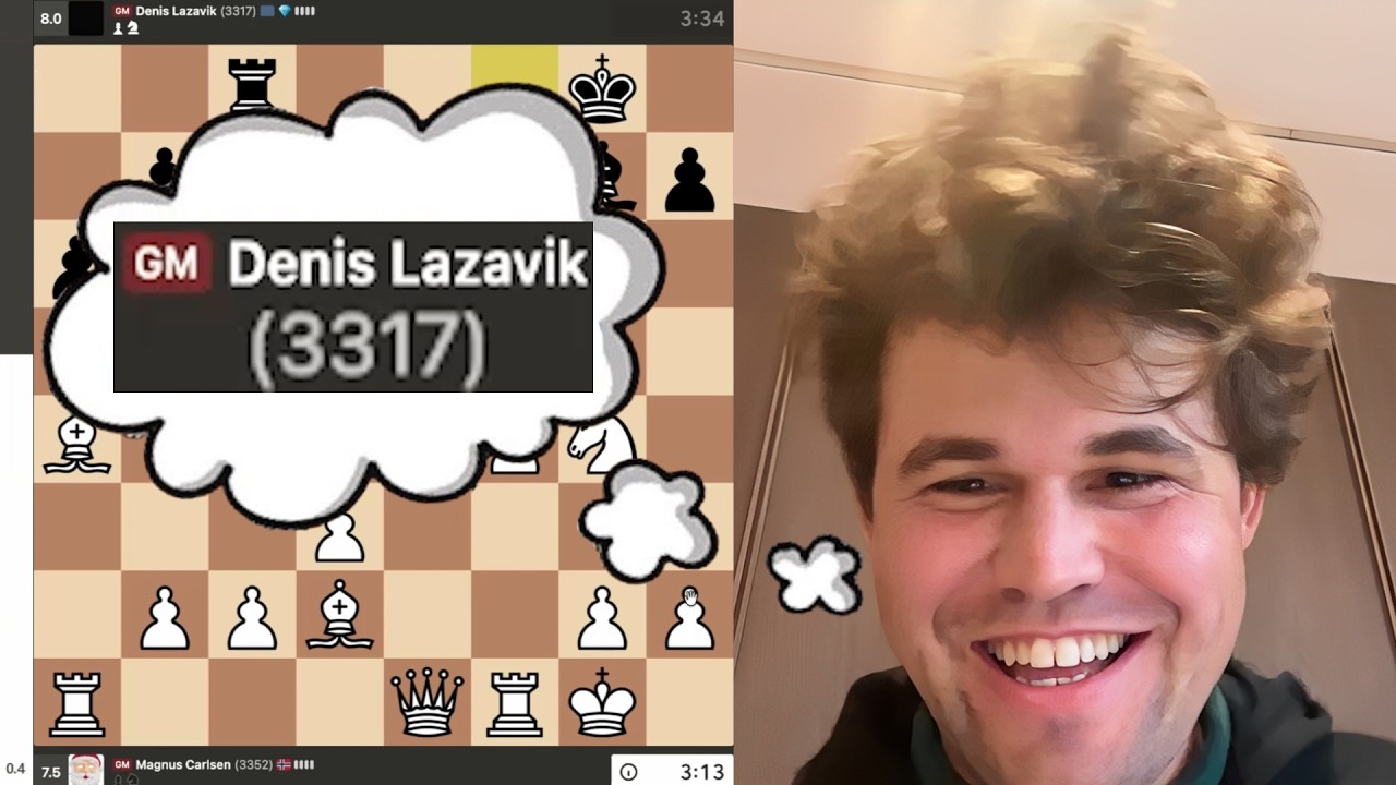 CRAZY TUESDAY! GM Magnus Carlsen vs GM Denis Lazavik