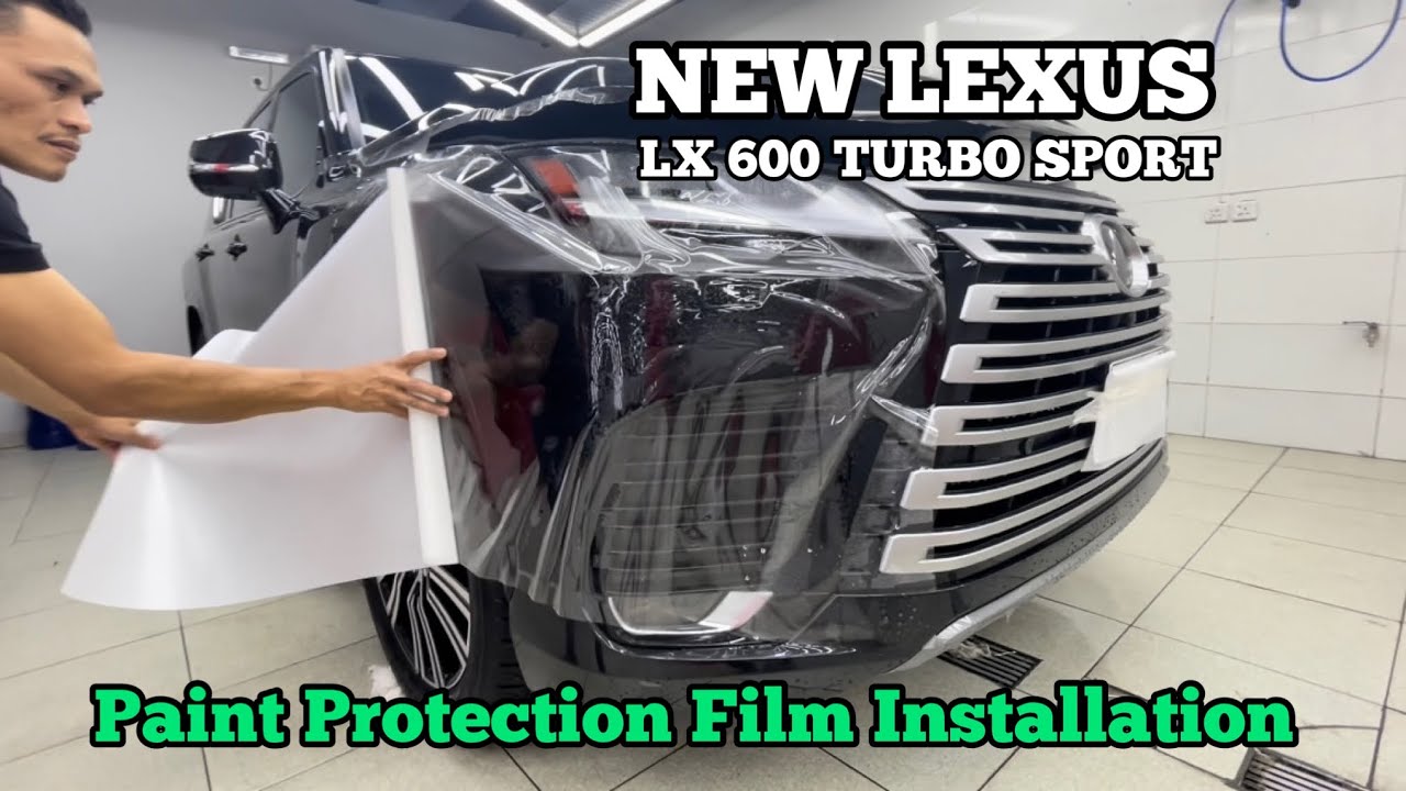 Полная оклейка нового Lexus LX 600 Turbo Sport Установка защитной пленки @ppftutorial
