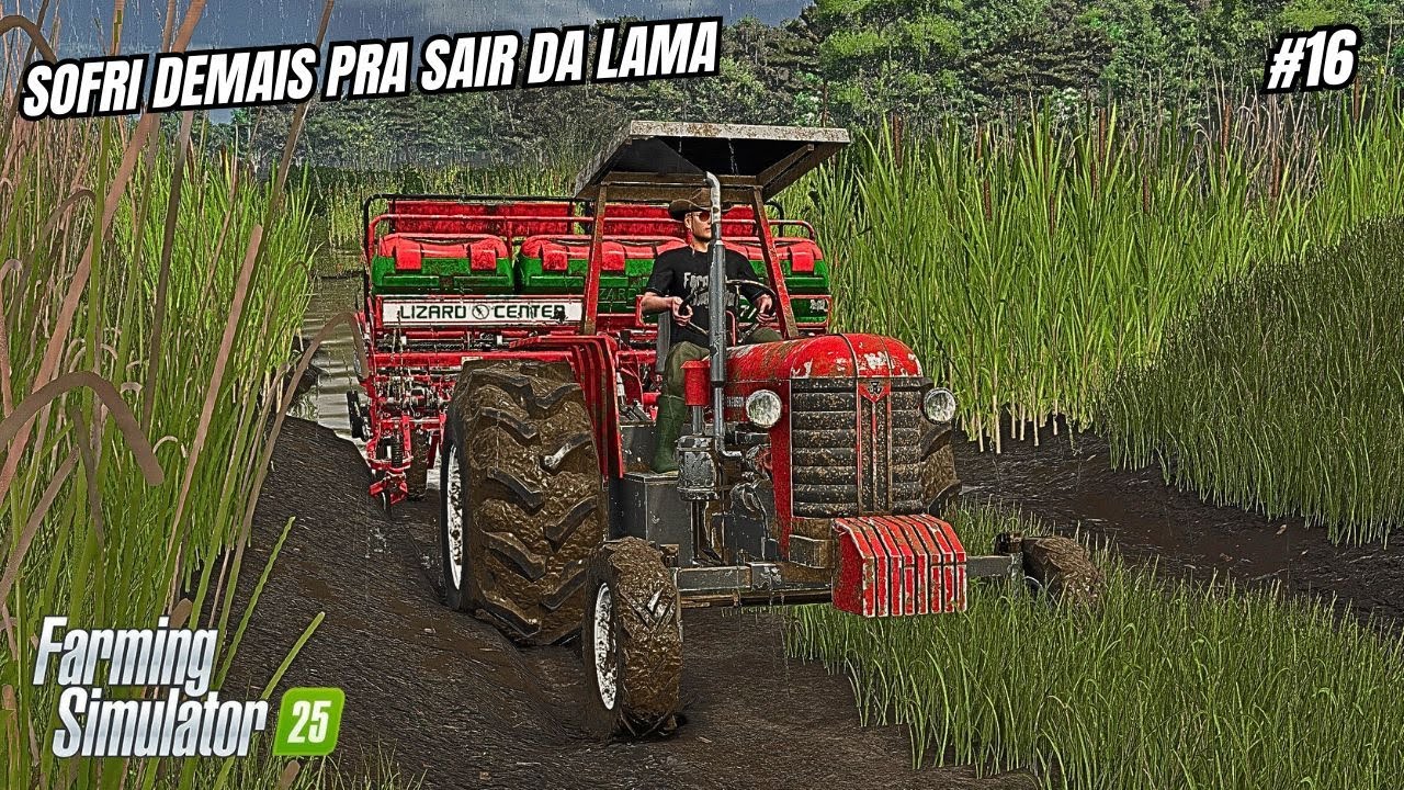 Atolei com a Plantadeira na Volta do Plantio com Chuva | Herança do Vô | Farming Simulator 25 | Ep16