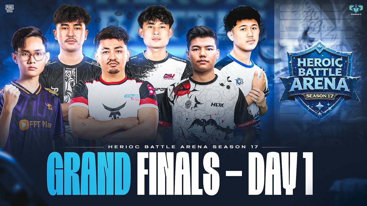 [NP] HEROIC BATTLE ARENA | GRAND FINAL DAY 1 | PUBG MOBILE | #hlx #yj #tgb #notyour #3rb