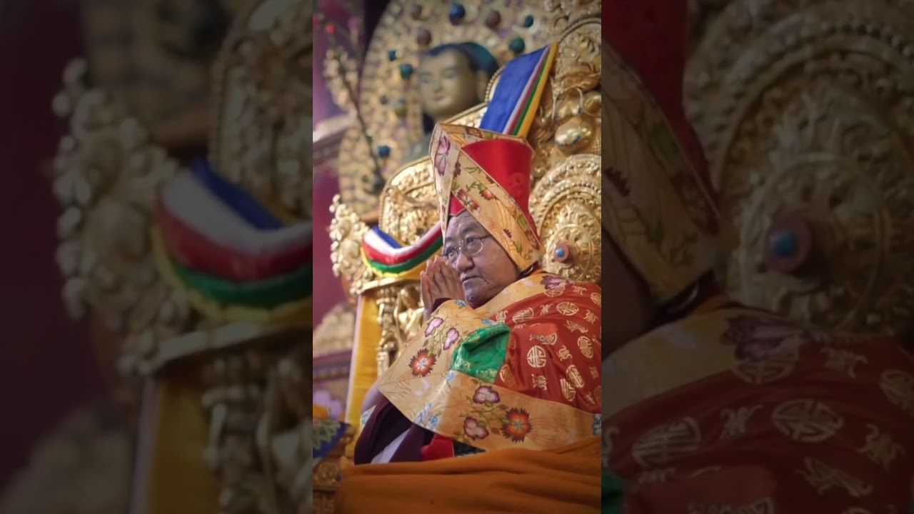 Sakyapa his holiness trizin rinpoche ,beautiful moment#tsulrangbuddhistmonk#love#travel#buddhistmonk