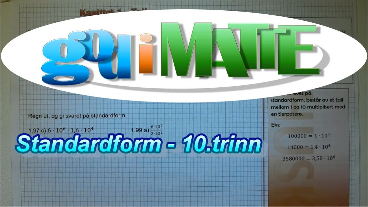 Standardform - 10.trinn