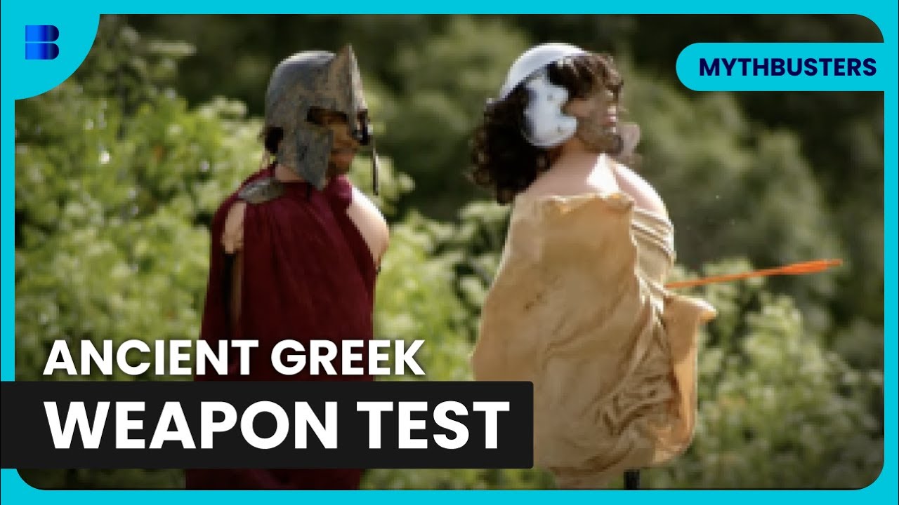 Ancient Greek Arrow Machine! - Mythbusters - Science Documentary