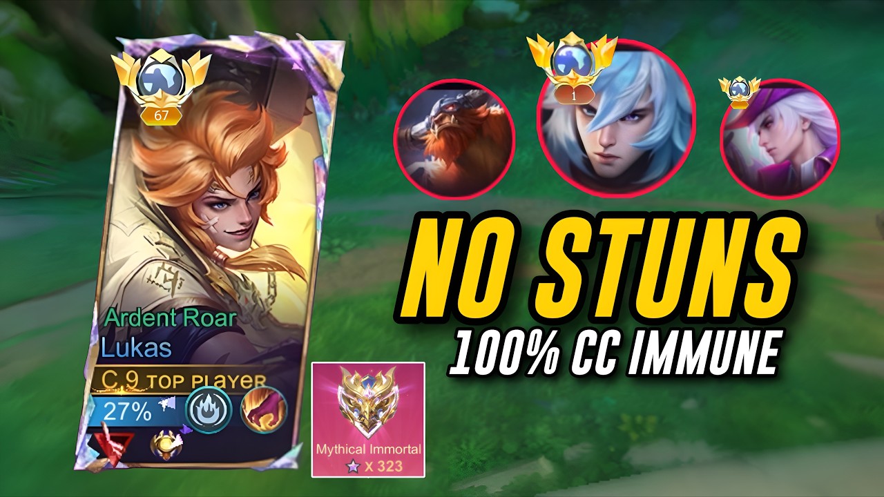 They Picked Full CC? Pick THIS Jungler | Immortal Rank Full Lukas Gameplay