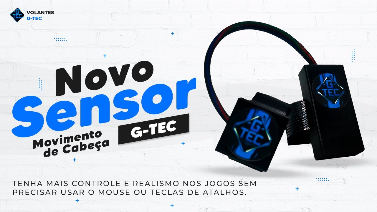 NOVO SENSOR de MOVIMENTO de CABEÇA 3DOF G-TEC