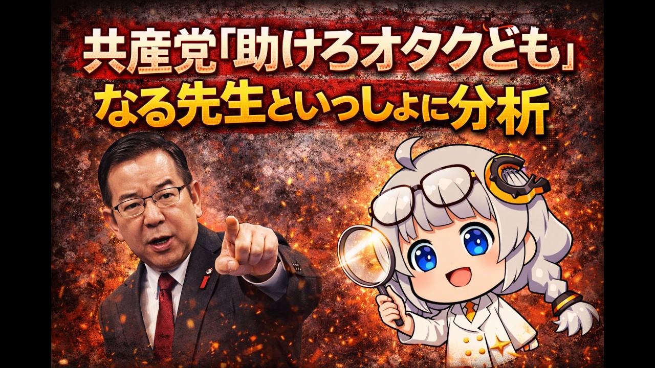 共産党「助けろオタクども」　なる先生といっしょに分析