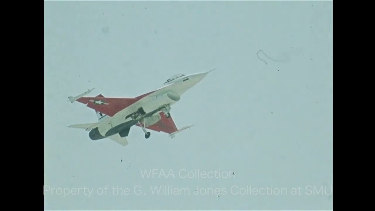 YF-16 Prototype Piloted By Neil Anderson Makes Emergency Landing - May 8, 1975