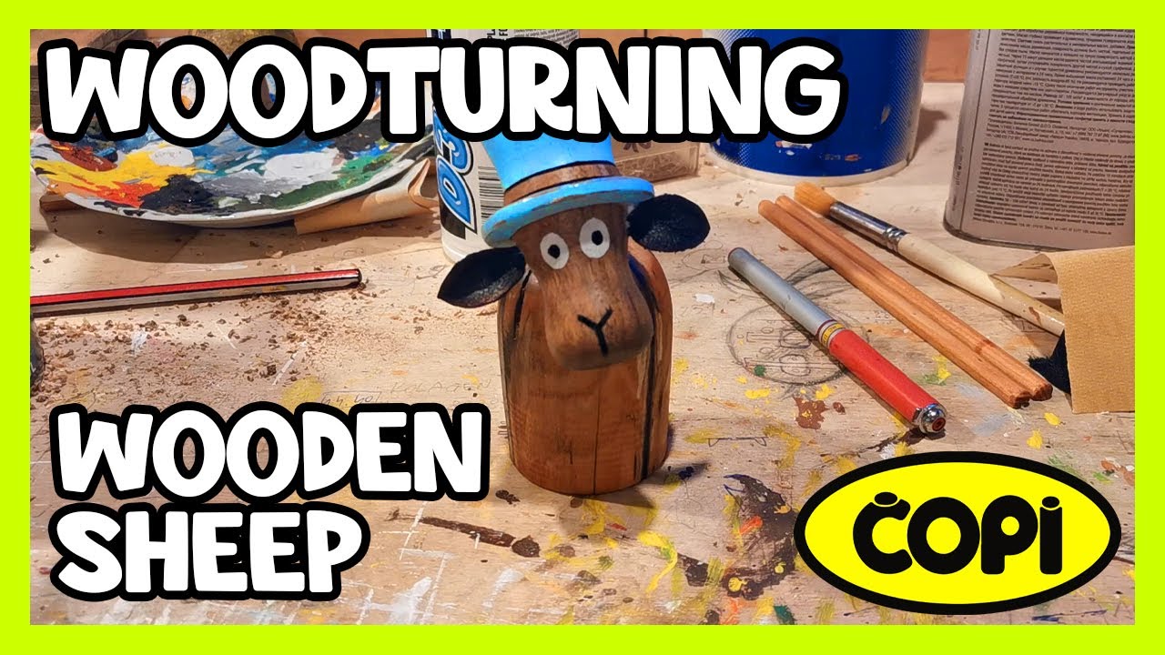 WOOD TURNING SHEEP || From wood to animal