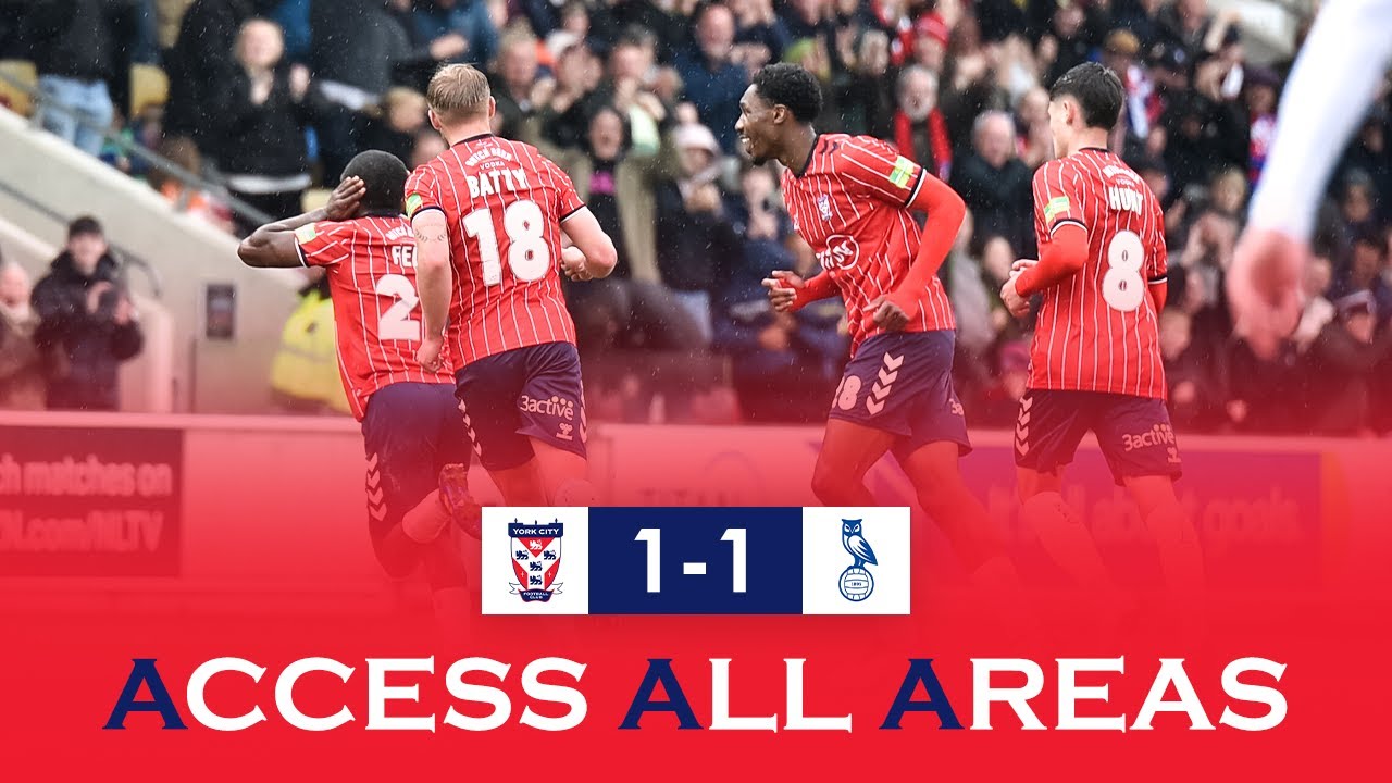 📹 Access All Areas | York City 1-1 Oldham Athletic | 2024/25