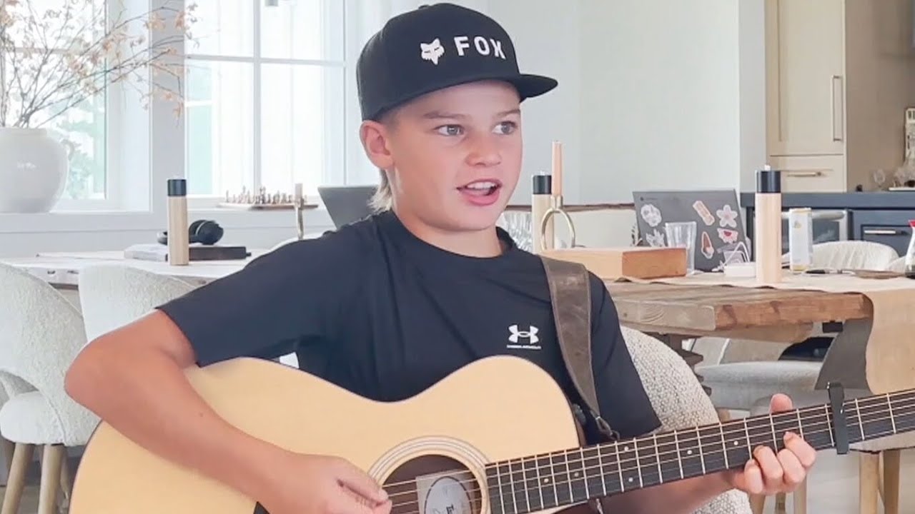 13-year-old B.C. boy touching hearts with his original song