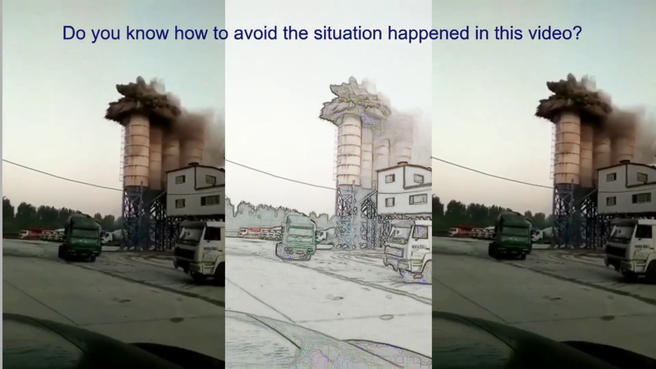 【#FYGVideo】Cement Silo Dust Collector Exploded