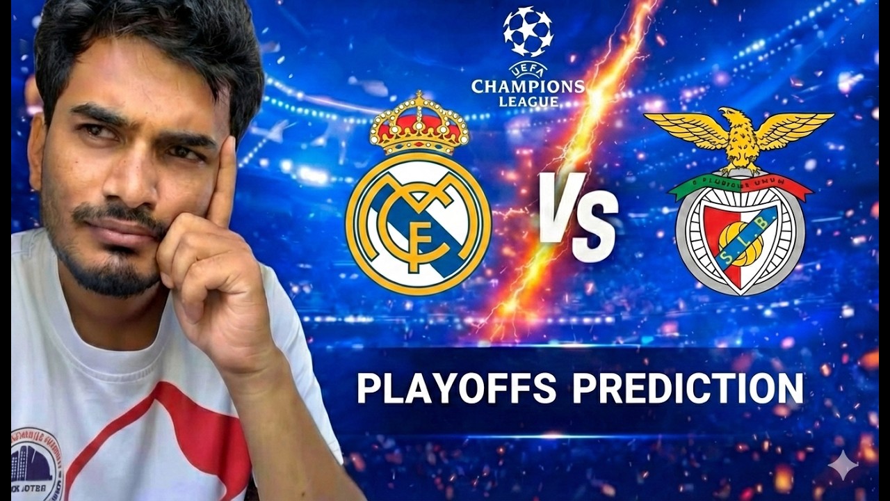 UCL PLAYOFFS | BENFICA V REAL MADRID AGAIN | QARABAG V NEWCASTLE | DORTMUND V ATALANTA | 1ST LEG PP