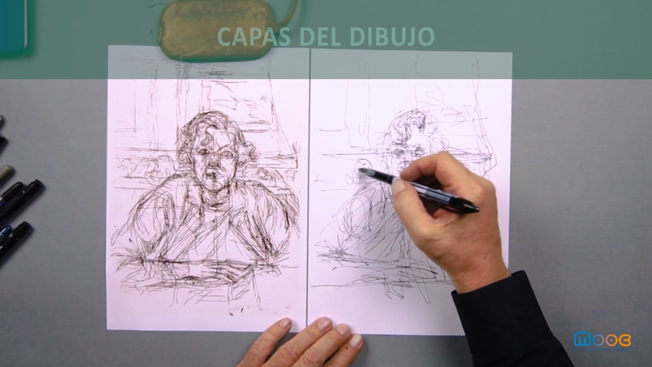 MOOC Iniciación al Dibujo Creativo 3.2: Mujer en la mesa
