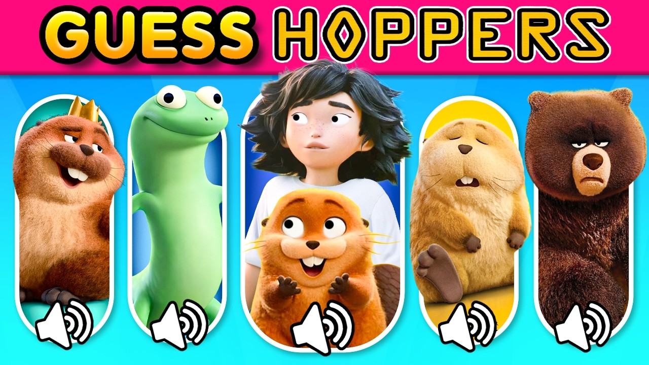 Викторина по диснеевским фильмам от Hoppers 2026 ~ Угадай голос: Мейбл, Том, Король Георг, Лоаф, ...