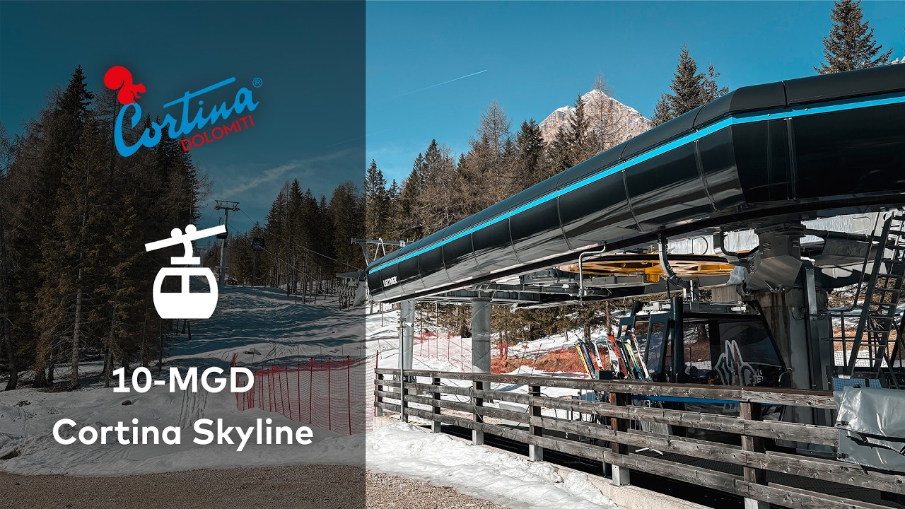 10-MGD Cortina Skyline | Cortina d'Ampezzo | GoPro Timelapse 4K with GPS Data #dolomites