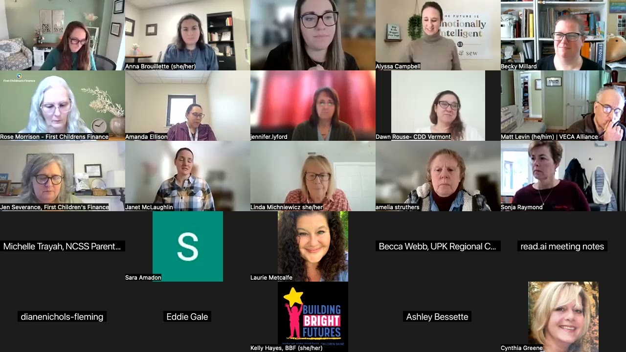 Early Learning and Development/Goal 3 Committee, January 2026 Meeting