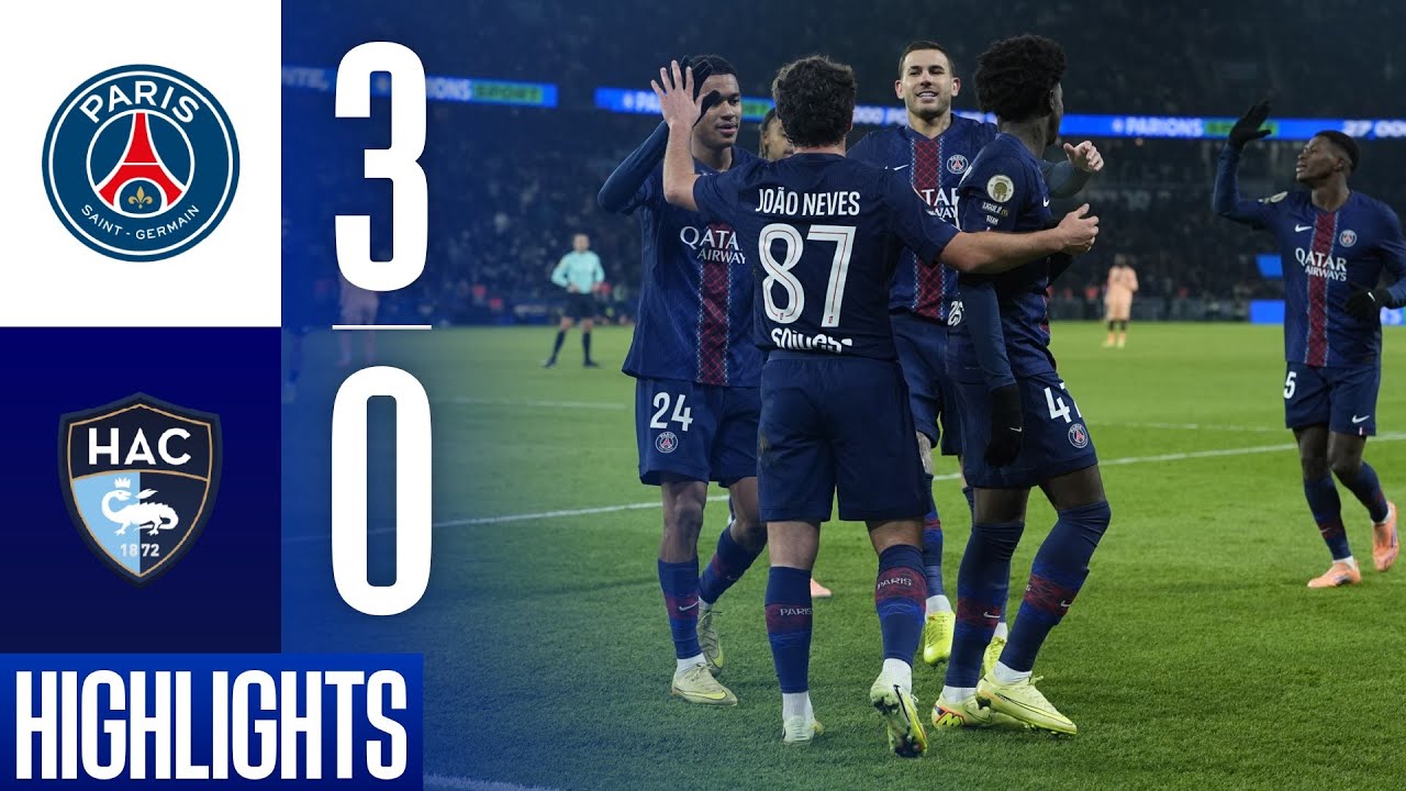 Tr&egrave;s belle victoire au Parc des Princes ❤️💙 | Le r&eacute;sum&eacute; de PSG vs Le Havre !
