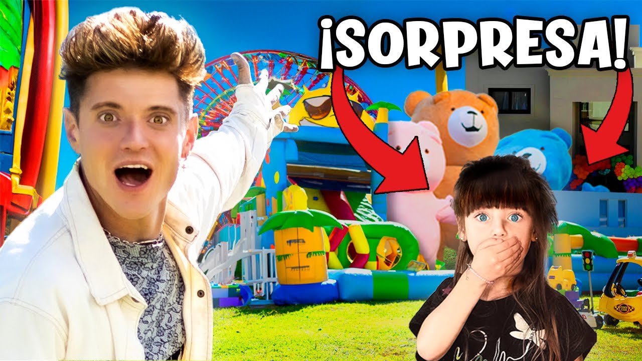LE ARME A MI HIJA UN PARQUE DE DIVERSIONES EN CASA