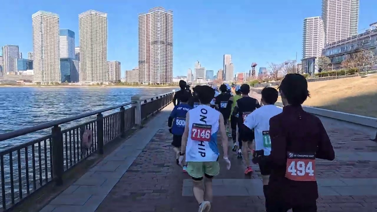 THE  CHALLENGE RACE TOYOSU　ハーフの部　TEAM ONE TOKYOポイント提携大会 日本陸連公認レース 開催5日前にエントリー可能　平均心拍150bpm 2026.3.14