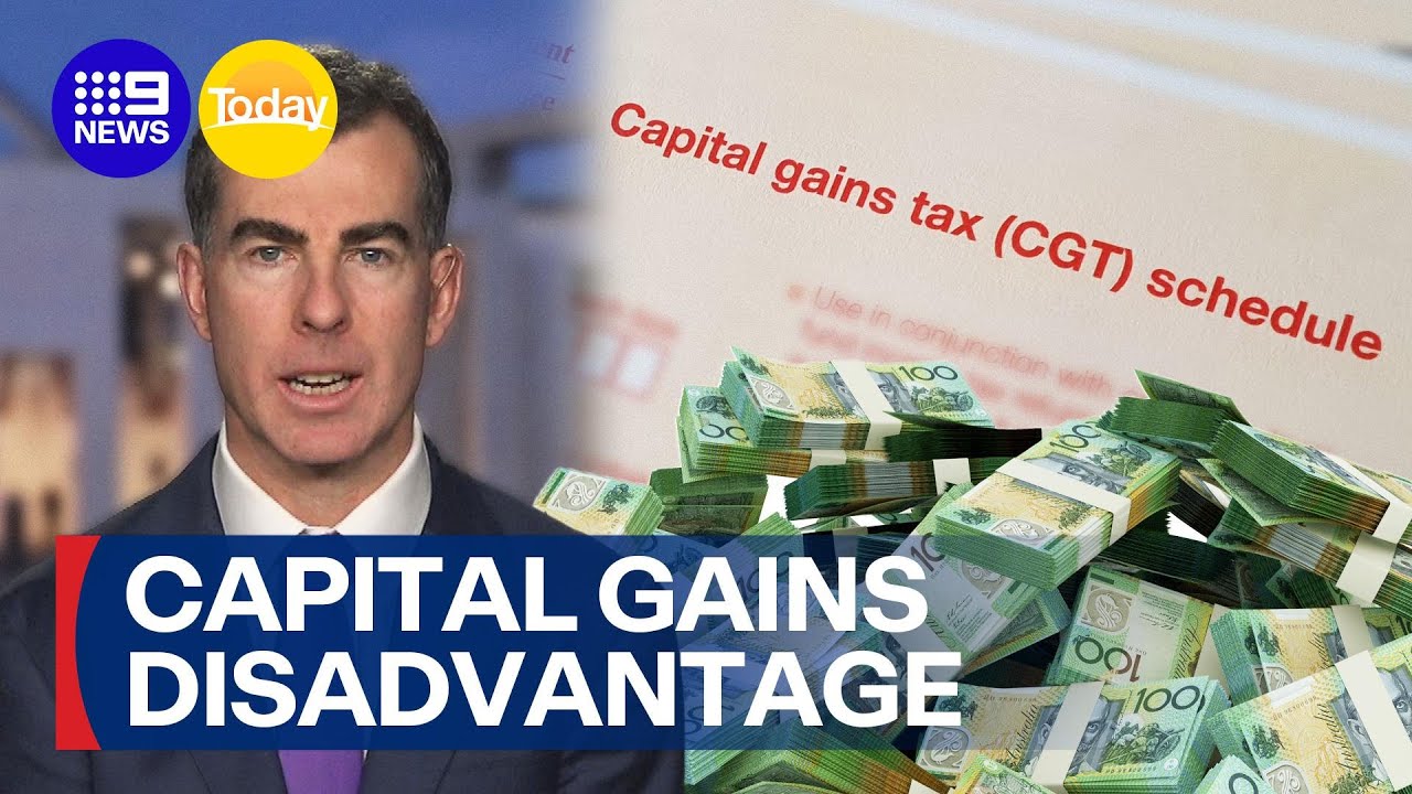 Capital gains tax change to disadvantage Australians | 9 News Australia
