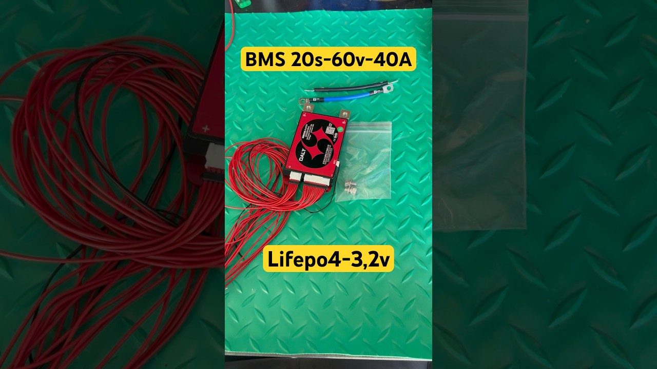 BMS DALY 20s-60v-40A . Lif&egrave;po4-3,2v #bms #Daly #lithiumbattery #lifepo4 #60v #battery
