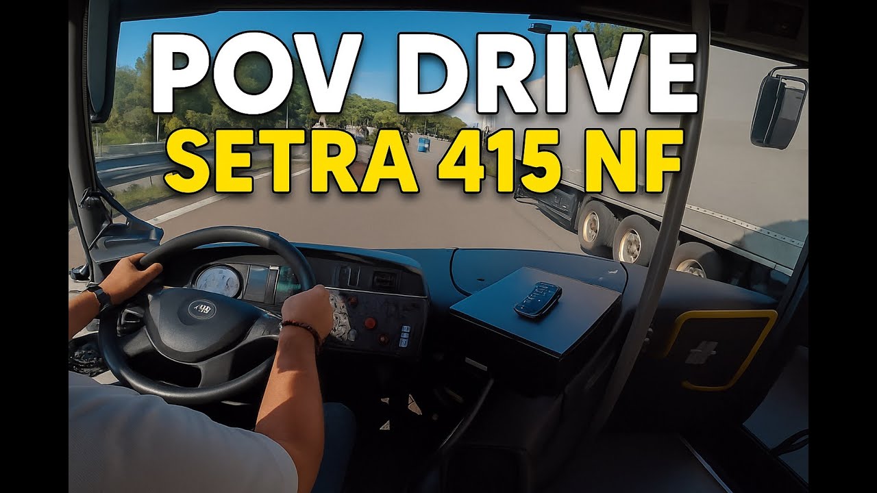 Je convoie un Setra 415 NF de Nice à Cannes / POV Drive