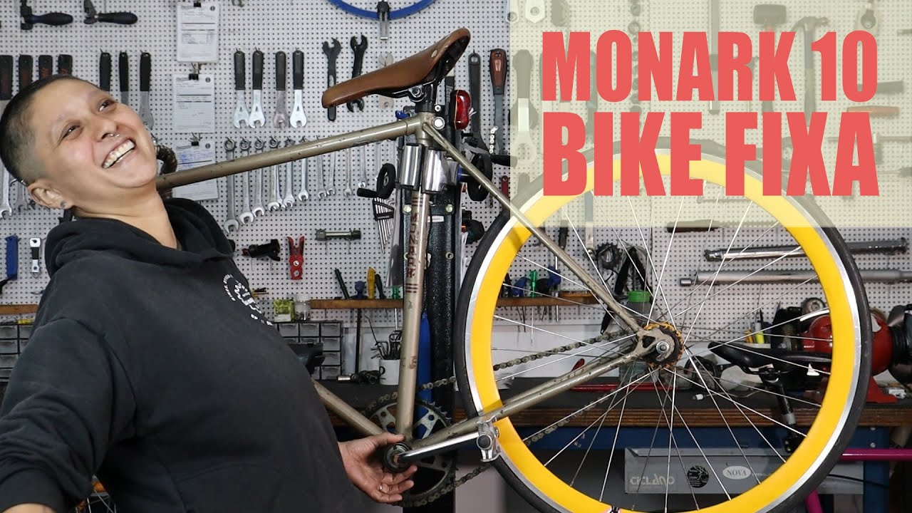 Dá para fazer bike fixa com Monark 10? Sobre eixo transformer e ponta quadrada
