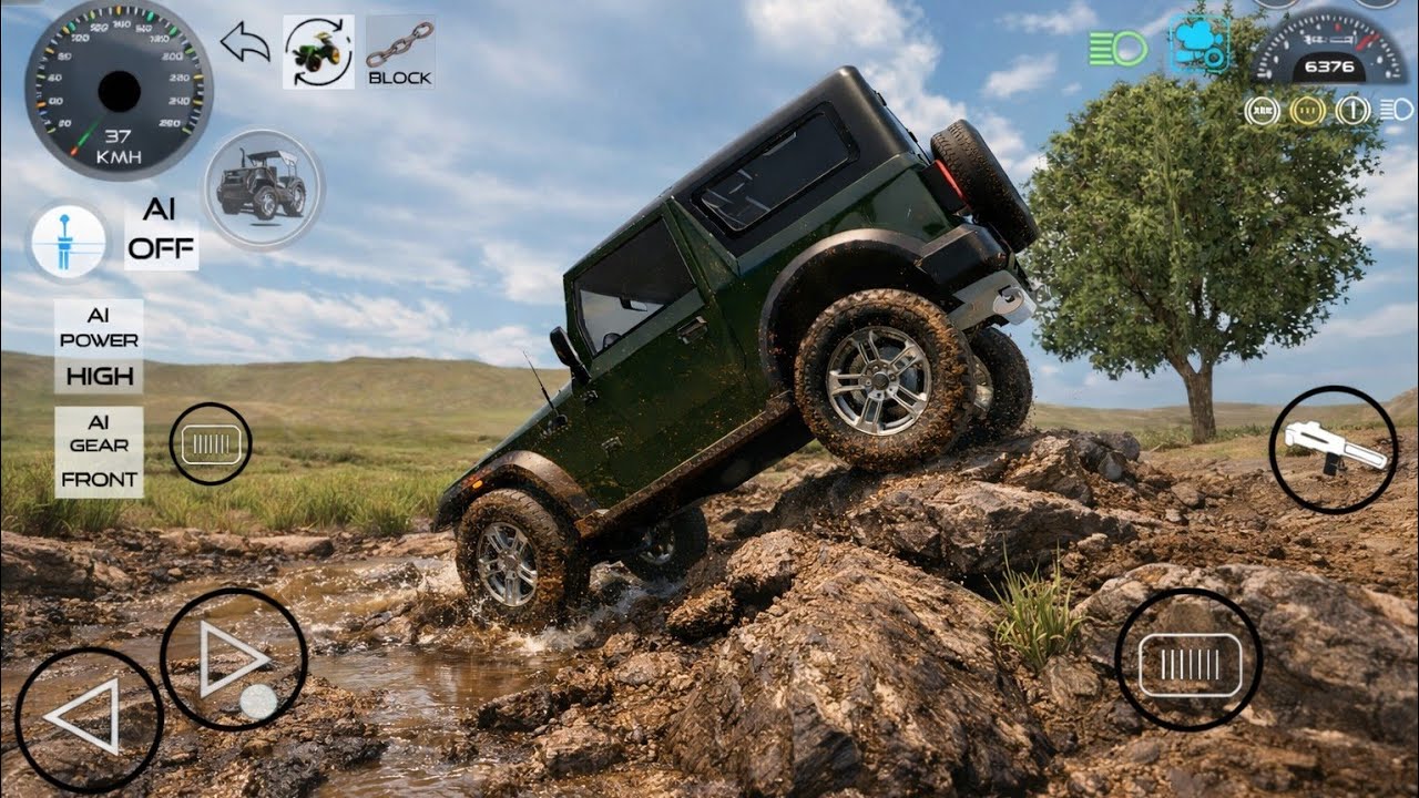 Modified Mahindra Thar Car Games: Indian Cars (Gadi Wala Game) - Car Game Android Gameplay 2026 