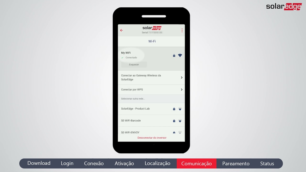 Comissionamento do Inversor com SetApp
