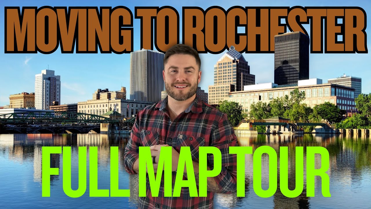 Watch this if You're relocating to Rochester NY  [Full map tour]