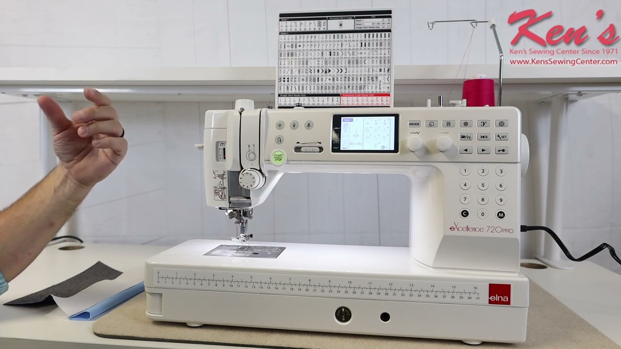 Обзор швейной машины Elna 720 Pro от Ken's Sewing Center в Масл-Шолс, штат Алабама