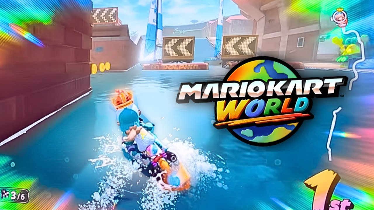NEW MARIO KART WORLD GAMEPLAY Knockout Tour (Nintendo Switch 2)