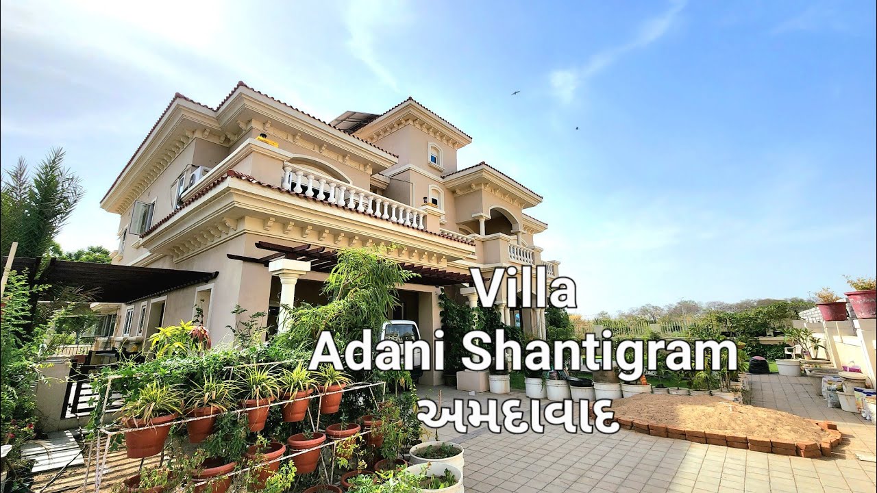 15 Crore, 5bhk Villa, Shantigram, Ahmedabad, Adani Shantigram, Gujarat
