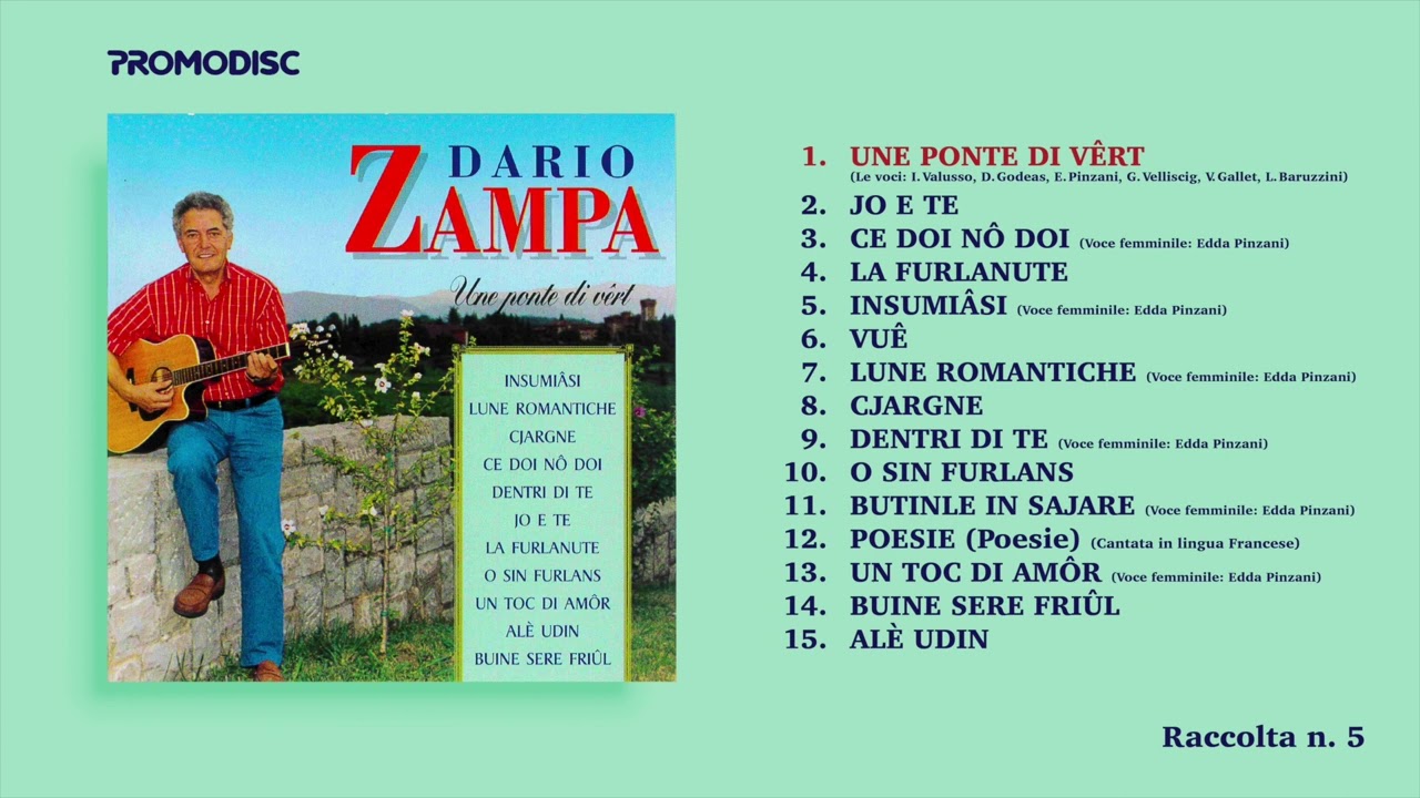 UNE PONTE DI VÊRT - Dario Zampa (Raccolta n.5)