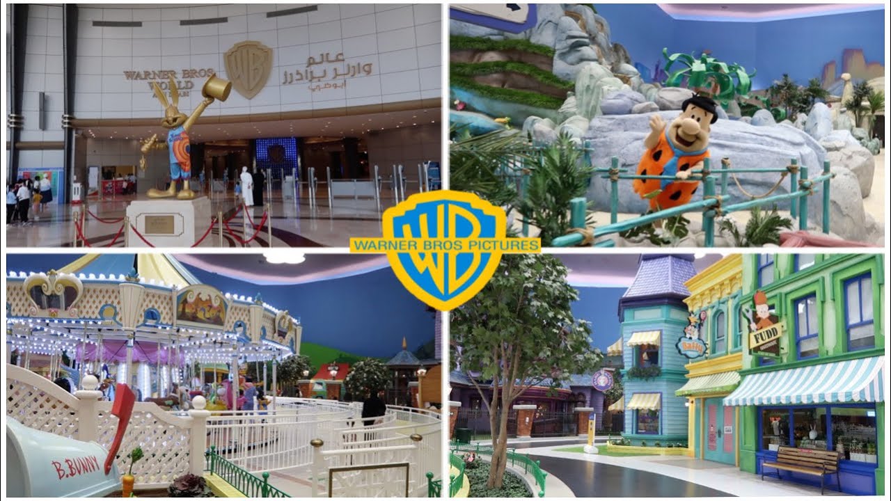زيارتنا لمدينة الالعاب warner brothers 🎢🎡
