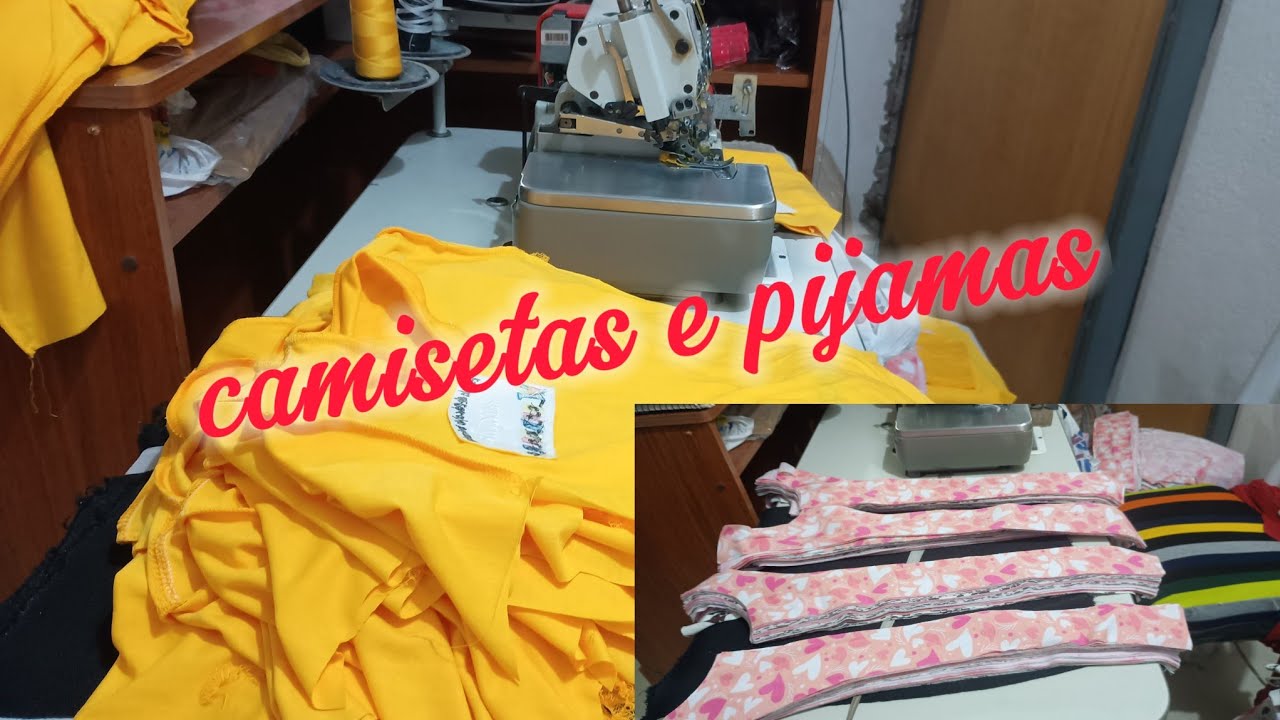 ✂️ Revezando produção entre camisetas e pijamas ✂️🌺🙏🏼