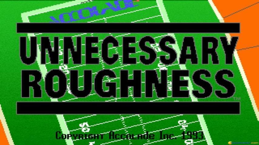 Unnecessary Roughness gameplay (PC Game, 1993)
