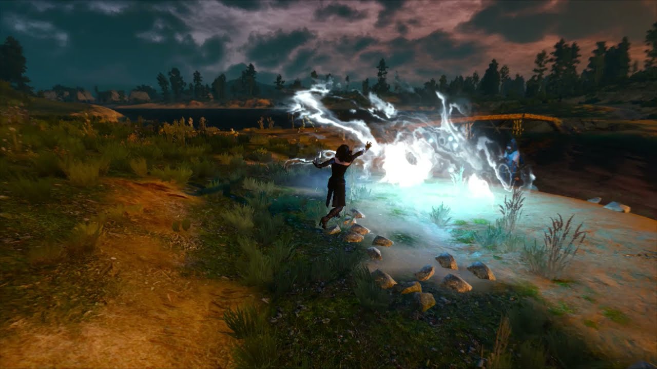 Play as Yennefer MOD Attack Mechanic update The Witcher 3 GOTY