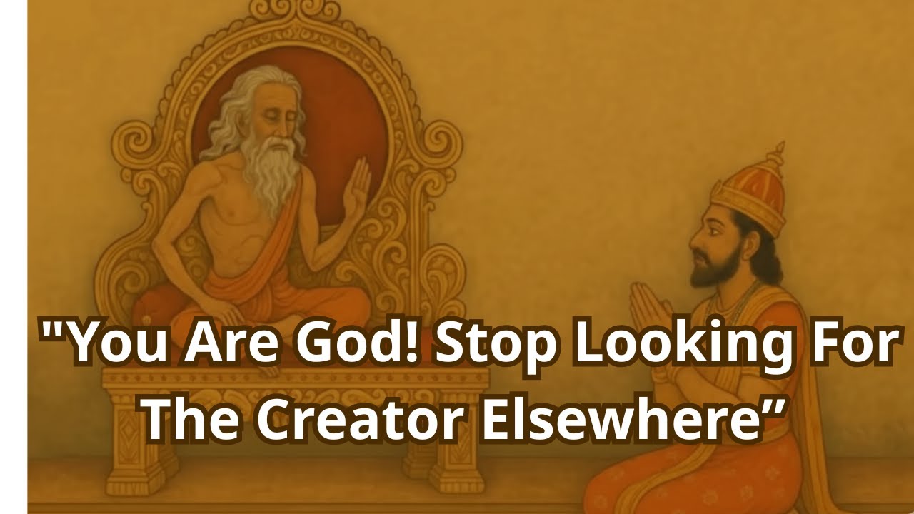 You Are God! Stop Looking For The Creator Elsewhere|The Shocking Truth Ashtavakra Told King Janaka