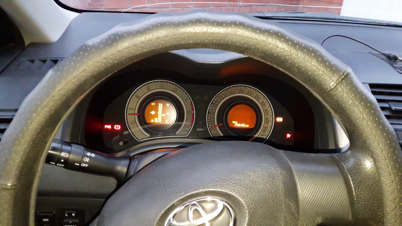 Toyota Corolla. Adjusting the idle speed.