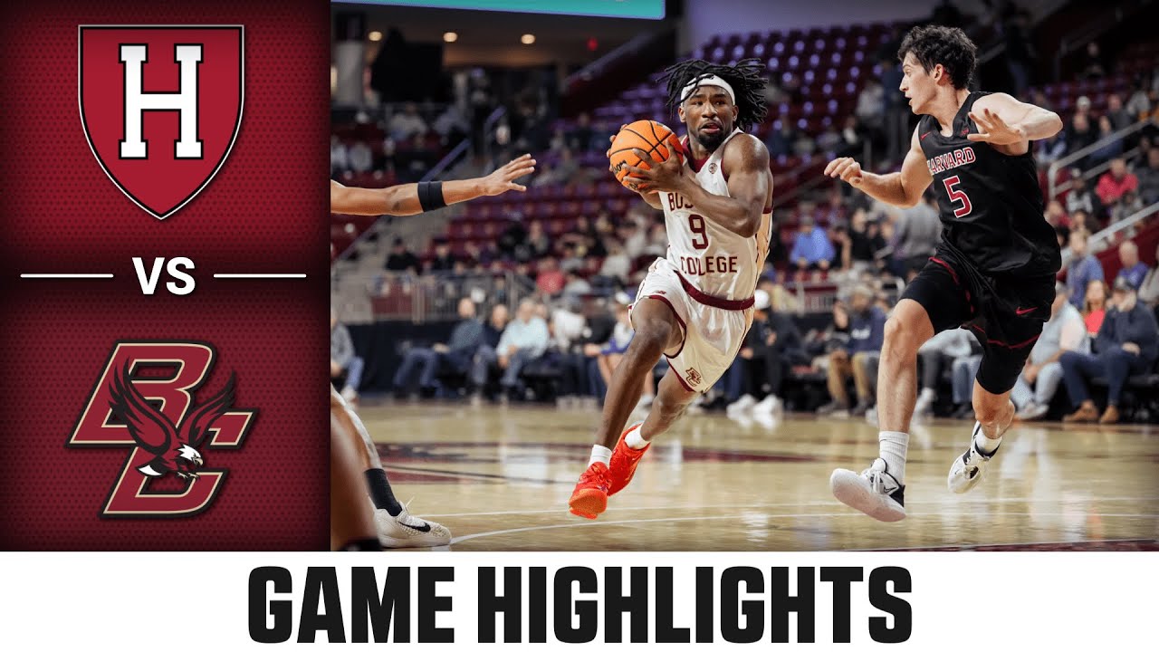 Harvard vs. Boston College Game Highlights | 2025-26 ACC Men's Basketball