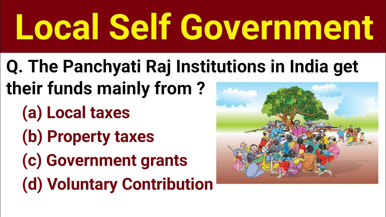 Local Self Government Important MCQ | Indian Polity Important Questions For All Competitive Exams