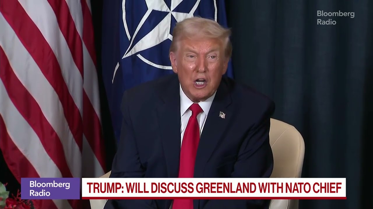 Trump Says He Will Discuss Greenland With NATO Chief Rutte