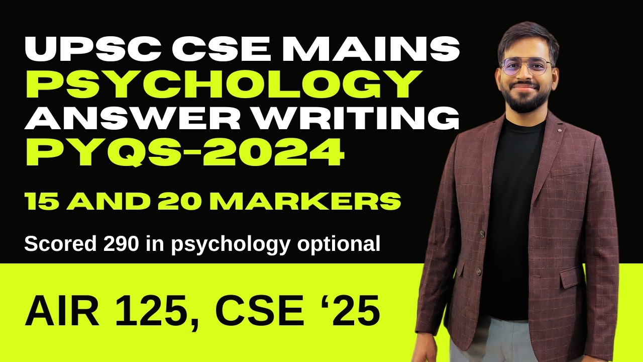 UPSC CSE Mains - Answering 15 & 20 markers in non-technical optionals